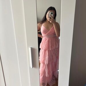 Forever 21 Pink Tier Dress